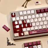 Cool Red Famicom Backlit Retro Keycap Set